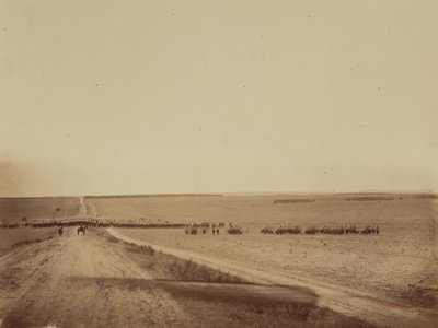 Manøvrer, Chalons Camp af Gustave Le Gray