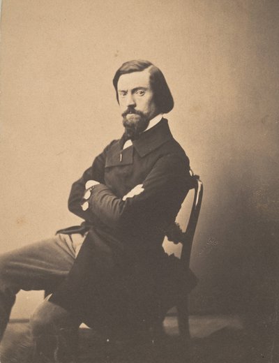 Portræt af Pitre-Chevalier, ca. 1853. af Gustave Le Gray