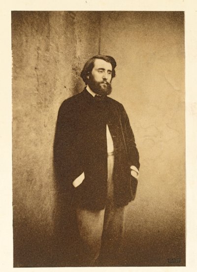 Portræt af Edmond Cottinet 1824-1895, ca. 1848-50. af Gustave Le Gray