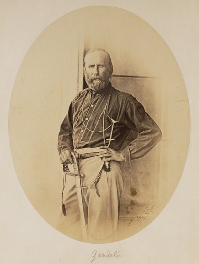 Portræt af Giuseppe Garibaldi af Gustave Le Gray