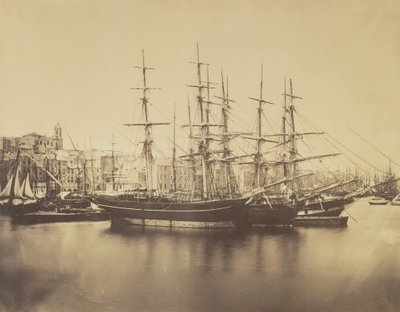 Skibe i havnen, Sète af Gustave Le Gray