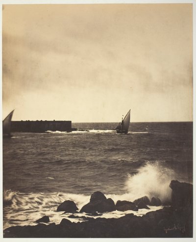The Breaking Wave af Gustave Le Gray