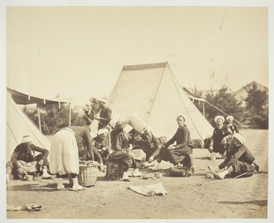 Uden titel [Zouaves], 1857. af Gustave Le Gray