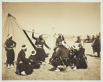 Zouave Storyteller (Historien) af Gustave Le Gray