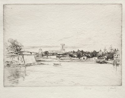 Le Petit St. Eloi, La Rochelle. af Gustave Leheutre