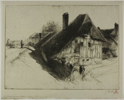 Lavtsiddende bondebolig, Troyes af Gustave Leheutre