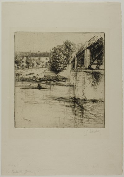 Broen ved Fournay, fra siden af Gustave Leheutre