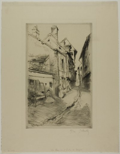Skolegaden, Troyes af Gustave Leheutre