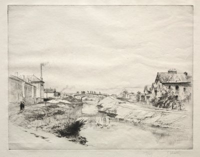 Workmens House i Troyes, Frankrig. af Gustave Leheutre