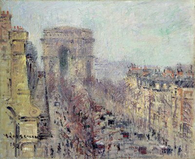 Avenue de Friedland, Paris af Gustave Loiseau