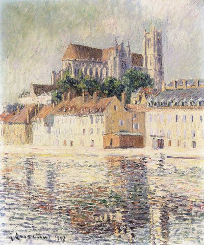 Auxerre katedral, af Gustave Loiseau