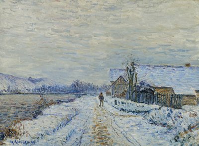 Effekten af ​​sne ved Tournedos, 1899 af Gustave Loiseau