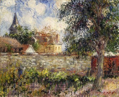 Normandiets landskab; Landskab i Normandiet, 1927 af Gustave Loiseau
