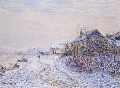 Sne ved Tournedos-sur-Seine, 1899 af Gustave Loiseau