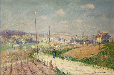Forår i Ile de France; Forår i Ile de France, 1916 af Gustave Loiseau