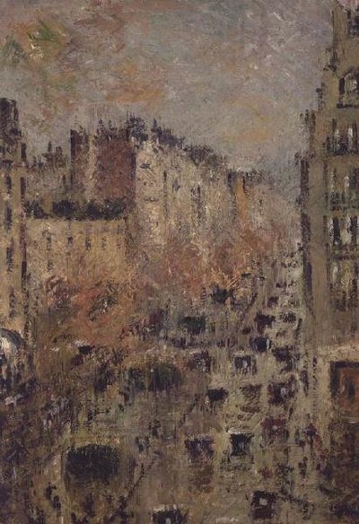 Boulevard Raspail, 1928 af Gustave Loiseau