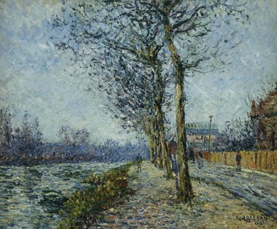 Oise ved Pontoise; Oise ved Pontoise, 1900 af Gustave Loiseau