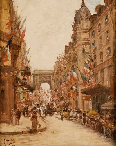 Bastilledagen af Gustave Madelein