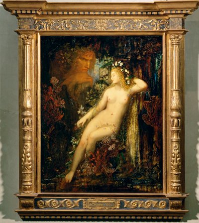 Nøgen kvinde (maleri på lærred) af Gustave Moreau