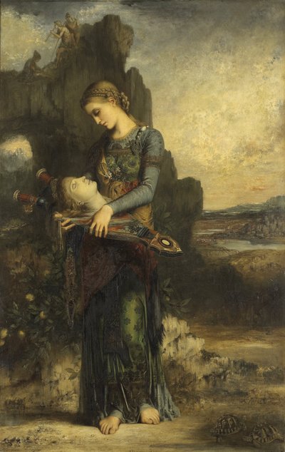 Fransk: Orphée Orpheus af Gustave Moreau