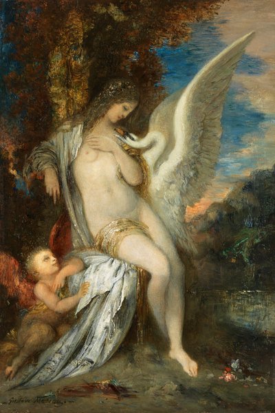 Gustave Moreau Leda ca. 1875 af Gustave Moreau