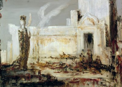 Hélène à la Porte Scee af Gustave Moreau