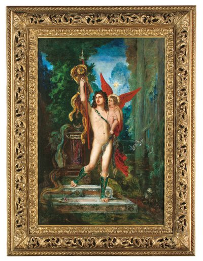 Jason og Eros, 1890-91 af Gustave Moreau
