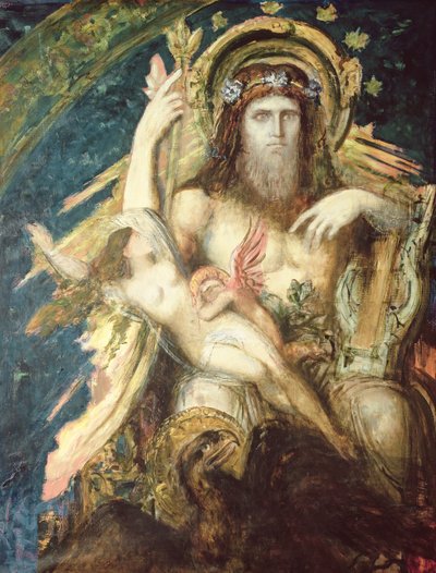 Jupiter og Semele af Gustave Moreau