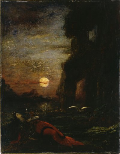 Sapfos død af Gustave Moreau