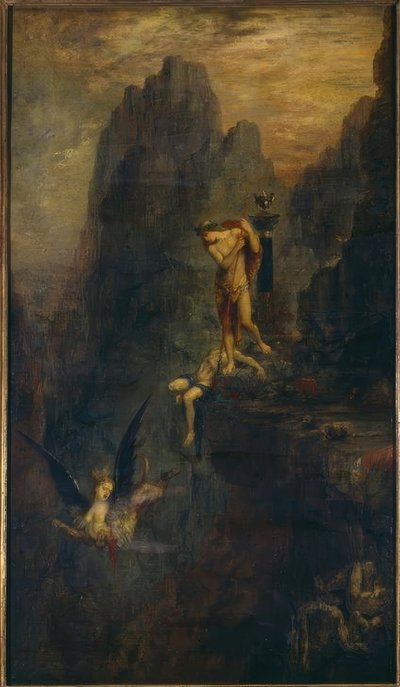 Sfinxen gættede af Gustave Moreau
