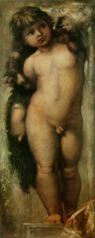 Putto efter Raphael. Kopi af Rafaels Putto fra Sankt Lukas-akademiet i Rom. af Gustave Moreau