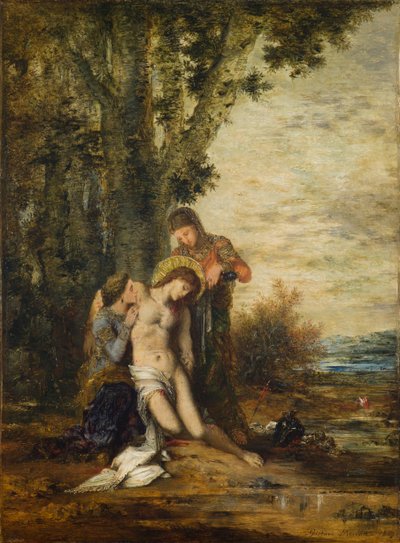 Den martyrdøde Sankt Sebastian af Gustave Moreau