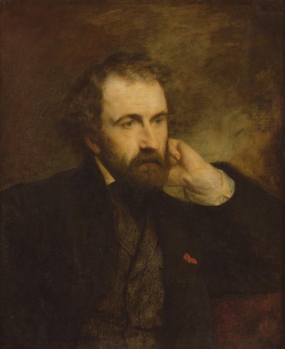 Portræt af Paul Chenavard (1807-95) af Gustave Ricard