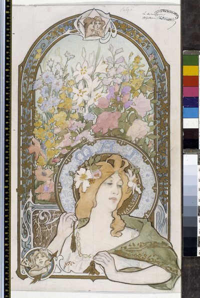 Art Nouveau: plakat af Gustave Salge (1878-1946). af Gustave Salge