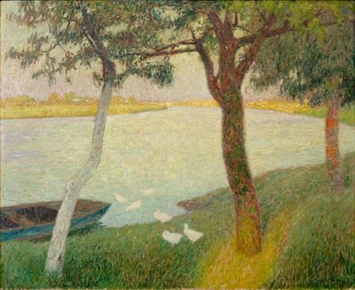 Ænder ved floden Leie af Gustave de Smet