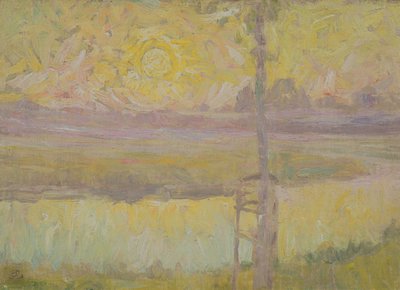 Jardin a Laethem-Saint-Martin, ca. 1910 af Gustave de Smet