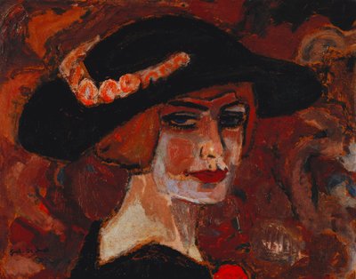 Ung kvinde med en hat; Ung pige i hat af Gustave de Smet