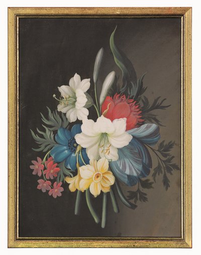 Stilleben af blomsterbuket af Gustavus Hamilton