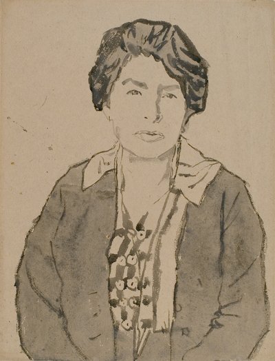 Isabel Bowser (akvarel på papir) af Gwen John
