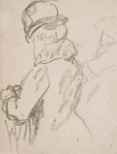Mademoiselle Pouvereau (kul på papir) af Gwen John
