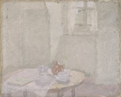 Det lille interiør, ca. 1926 (olie på lærred) af Gwen John
