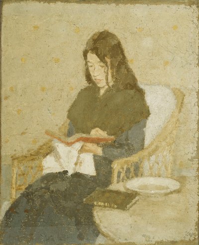 Den siddende kvinde, 1919-1926 af Gwen John