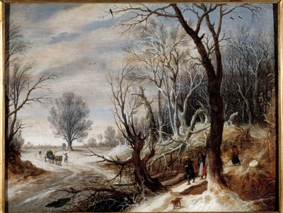 Snelandskabsmaleri af Gysbrecht Lytens (1586-1656) 1600-tallet. Quimper Museum of Fine Arts af Gysbrecht Lytens or Leytens