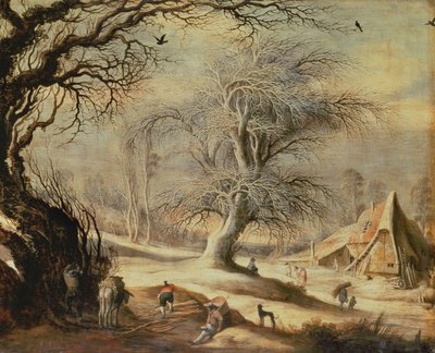 Vinterlandskab af Gysbrecht Lytens or Leytens