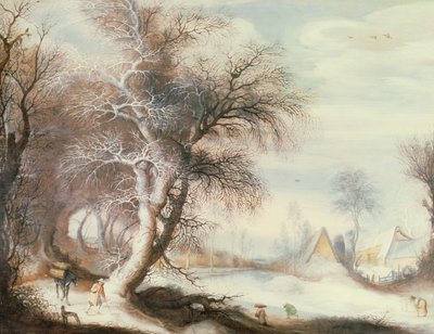 Vinterlandskab af Gysbrecht Lytens or Leytens