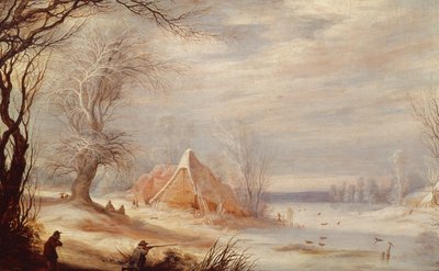 Vinterlandskab af Gysbrecht Lytens or Leytens