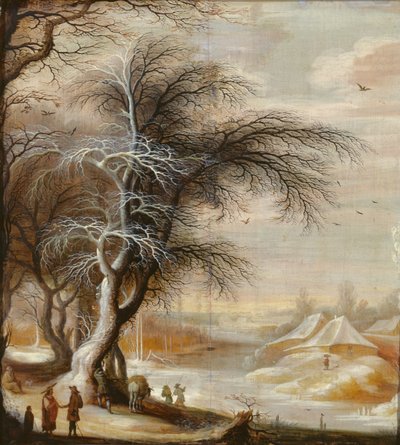 Vinterlandskab af Gysbrecht Lytens or Leytens