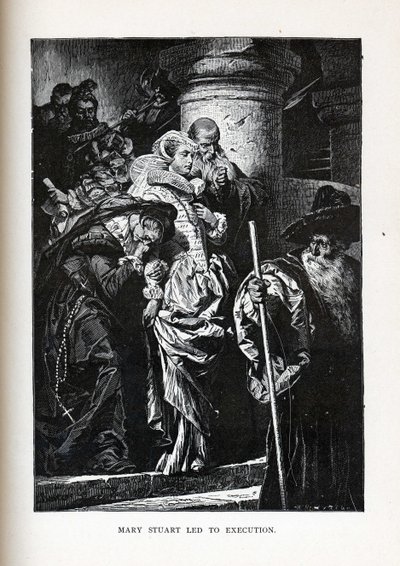 Mary Stuart førte til henrettelse, 1882 af Gyula Benczúr