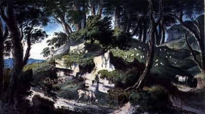 Landskab, med køer og får af H.F. 1751 1812 Aylesford