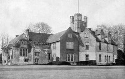 Bisham Abbey, Berkshire, fra nordøst, 1924-1926. af HN King